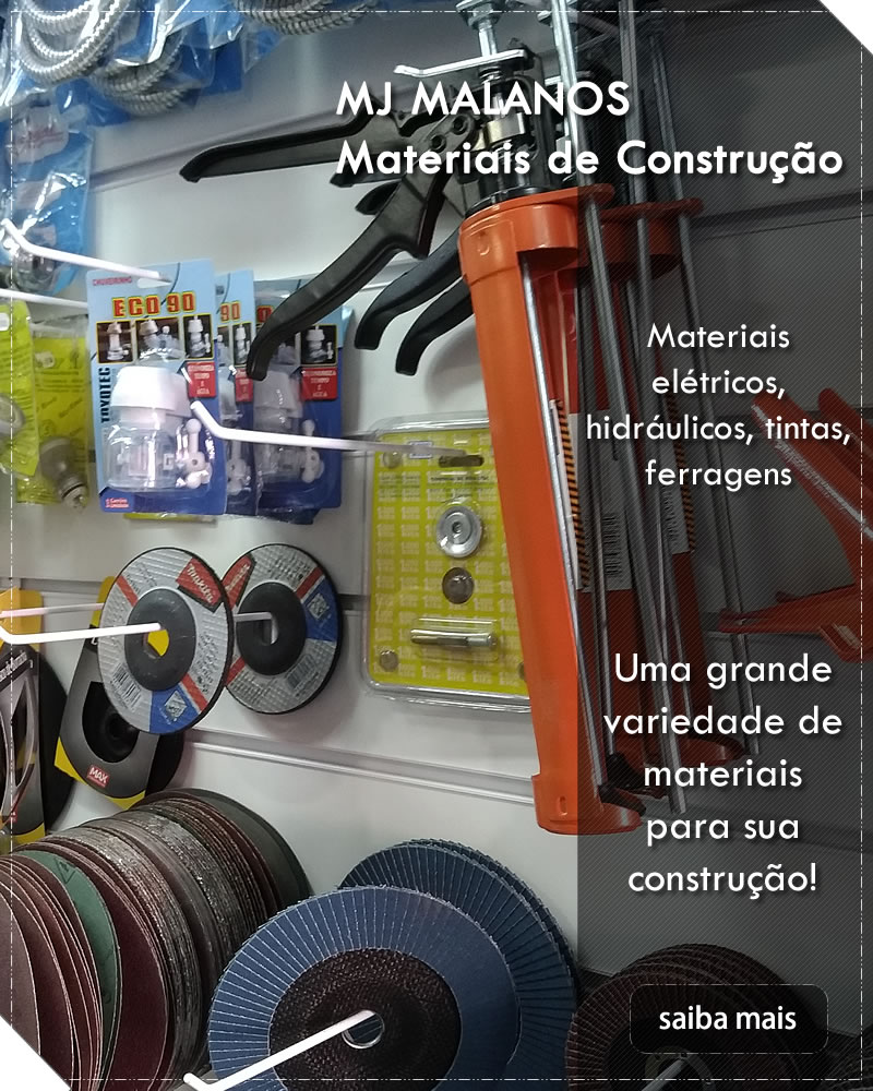 MJ Malanos | Loja de materiais de construção no Tatuapé