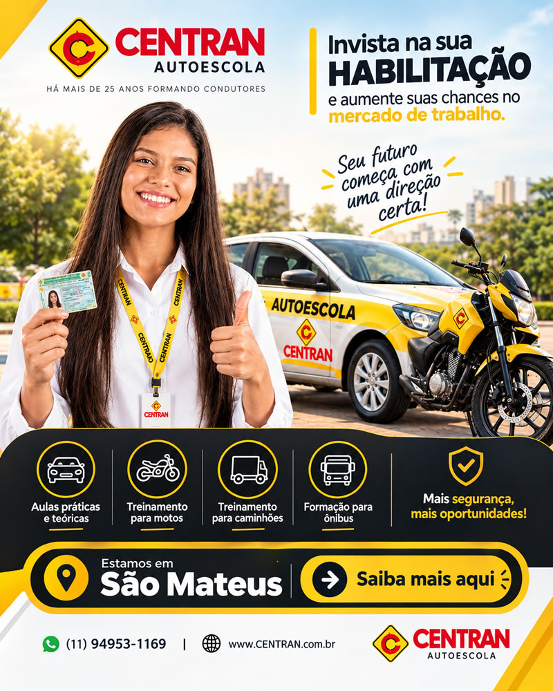 Centtran Autoescola | Autoescola em São Mateus, SP