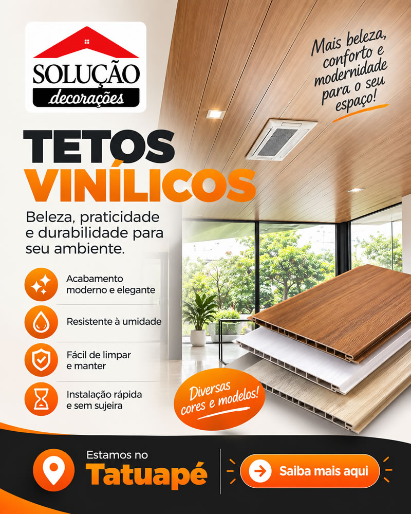 À Solução Decorações | Loja de tetos vinílicos no Tatuapé, SP