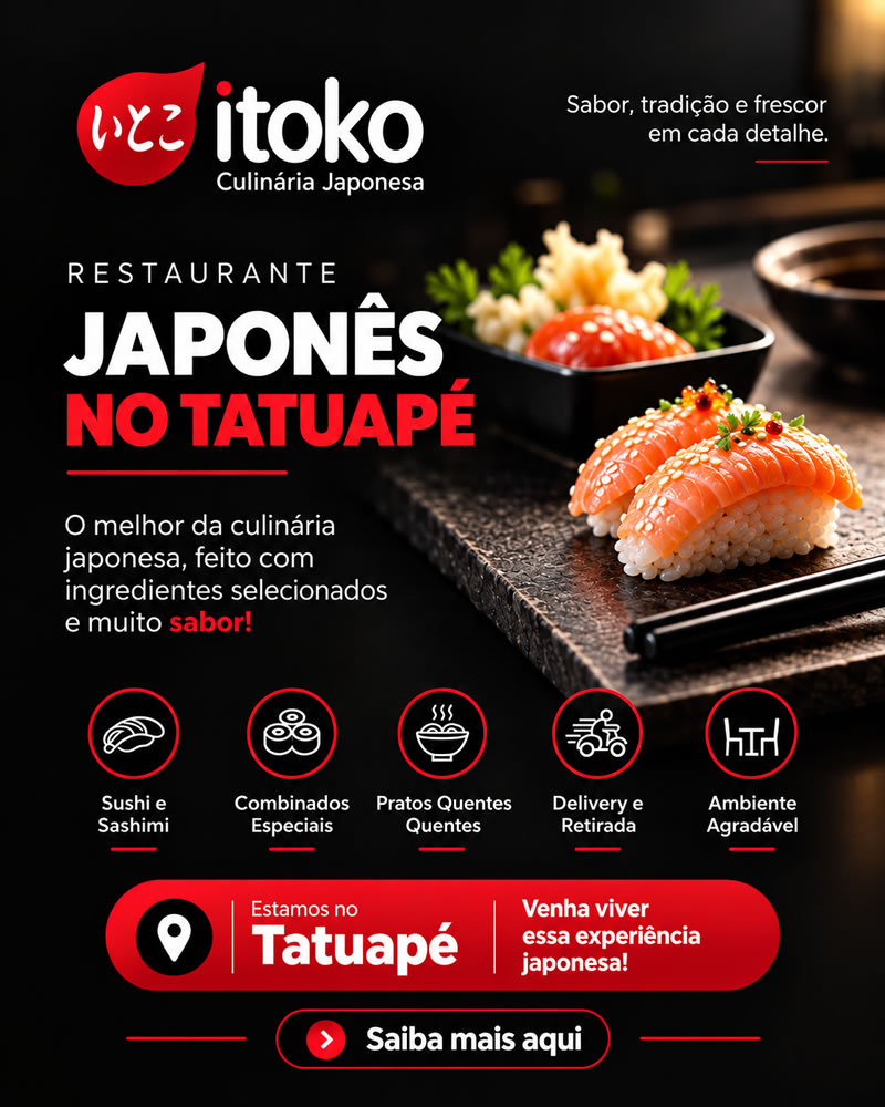 Itoko | Restaurante e rodízio japonês no Tatuapé, SP