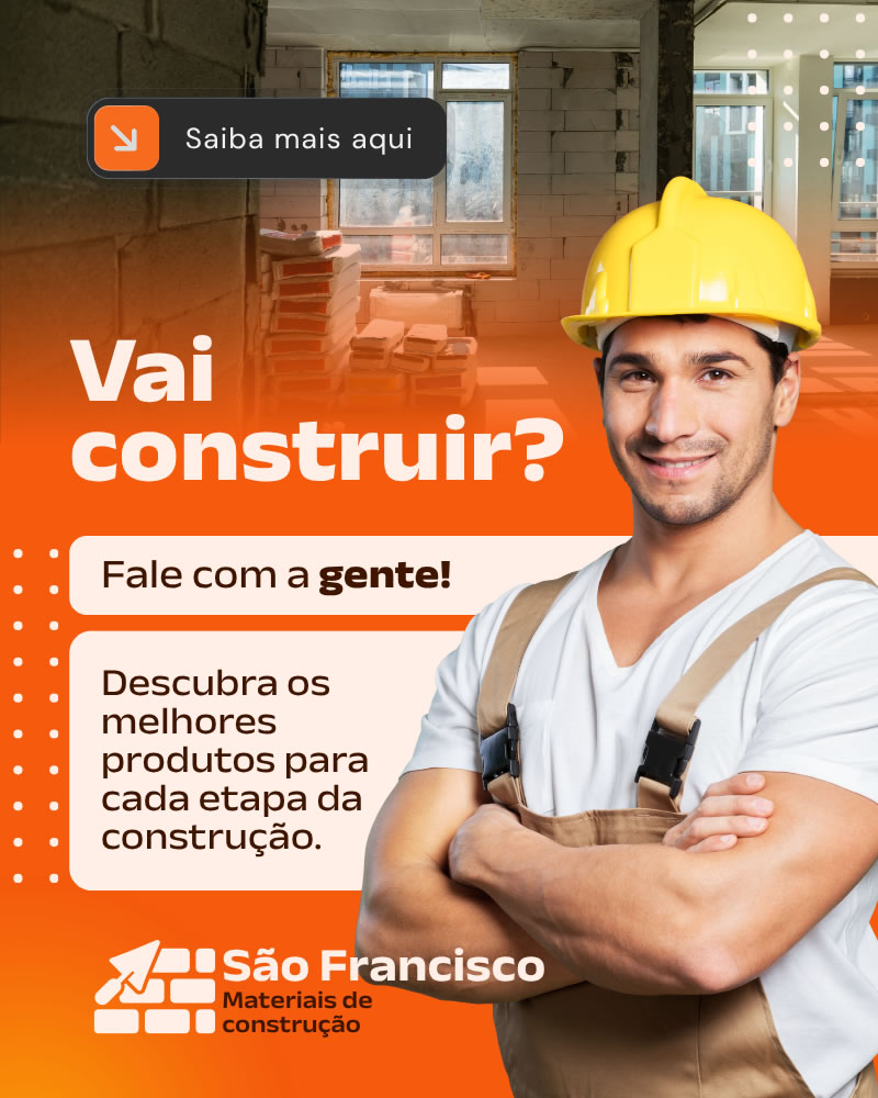 São Francisco – Depósito completo de materiais de construção no Tatuapé